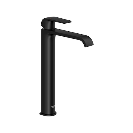Grohe Single Hole Single-Handle Deck Mount Vessel Sink Faucet 1.2 Gpm, Black 238692430